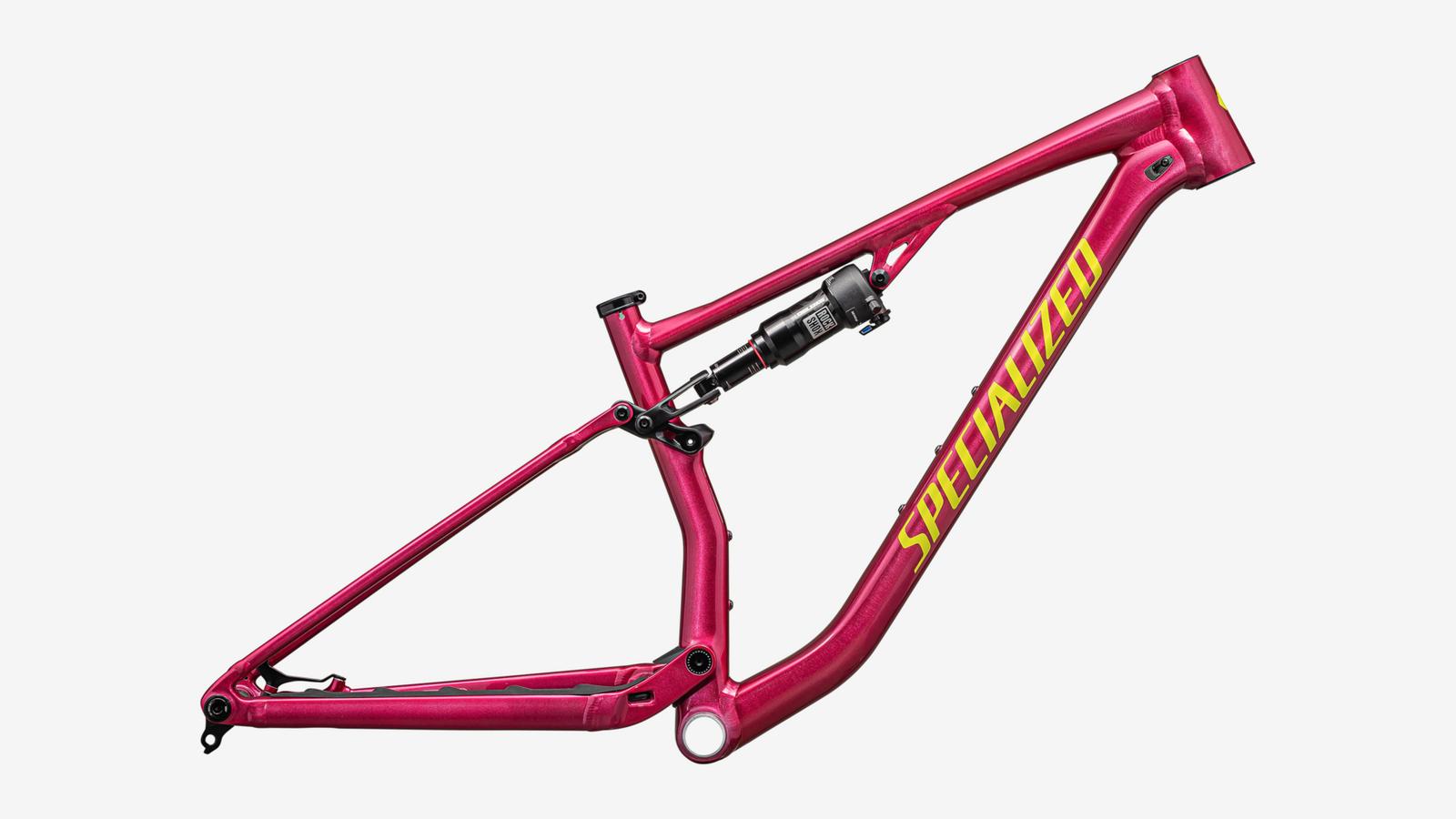 Chisel Frameset Gloss Rebel Pink Tint Organic Brushed / Satin Ion Metallic / XS