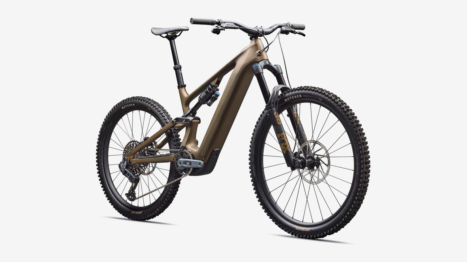 elektrische mountainbike 45 km/h specialized Turbo Levo 4 Expert S4 / Satin Burnt Gold Metallic / Doppio