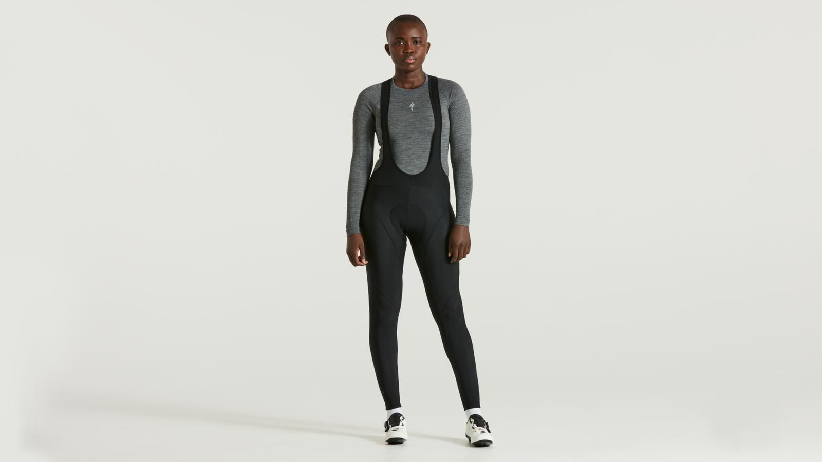 Black Thermal Bib Tights