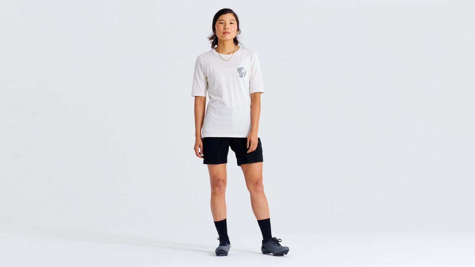 F Cotton Pocket Tee Ss Wmn-Tee-Peachtree-Bikes-Atlanta