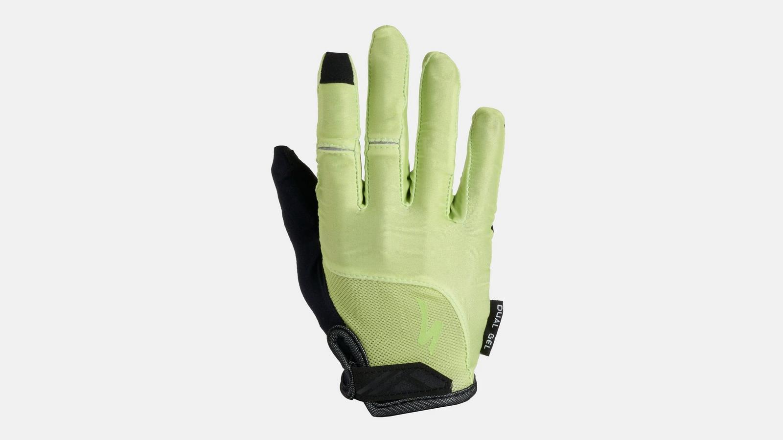 67123-1115-Specialized-Body Geometry Dual Gel Glove Long Finger Womens-Glove Lf-Peachtree-Bikes