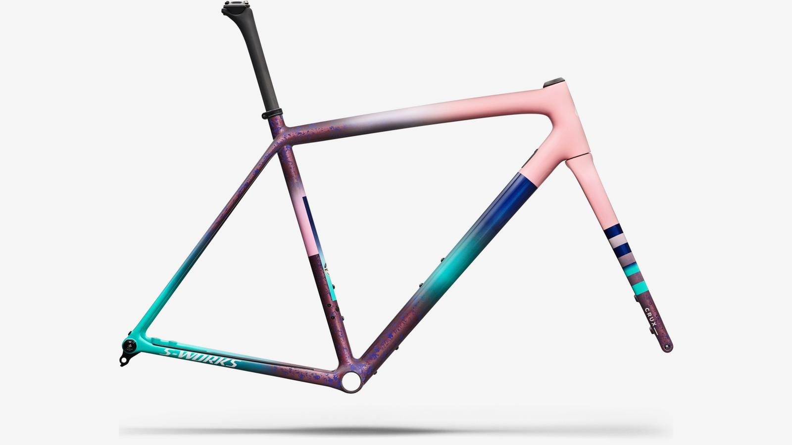 Specialized Crux S-Works Frameset Desert Rose/Quartz/Purple Haze/Majesty Blue/Lagoon Blue/Metallic White 58