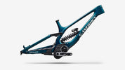 Specialized S-Works Demo 11 Frameset - Gloss Teal Tint Carbon / Smoke / White - Studio Hero