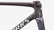 Specialized S-Works Tarmac SL9 Frameset - Gloss Carbon / Red To Blue Pearl / White - Detail View