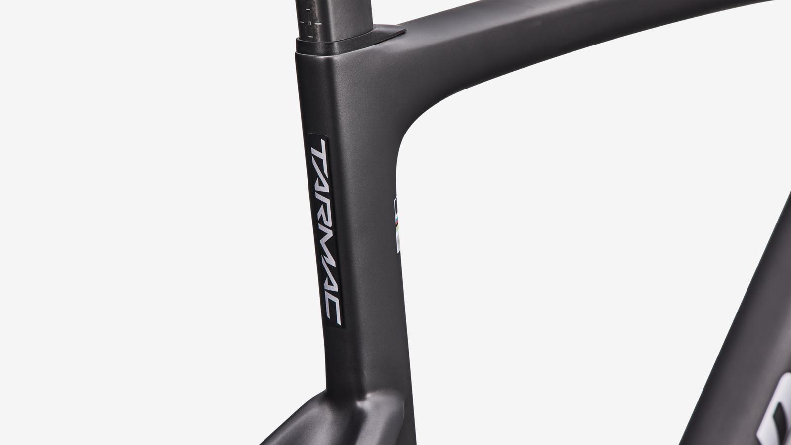 Specialized S-Works Tarmac SL9 Frameset - Rtp Raw Carbon / Gloss Amethyst Frost - Detail View