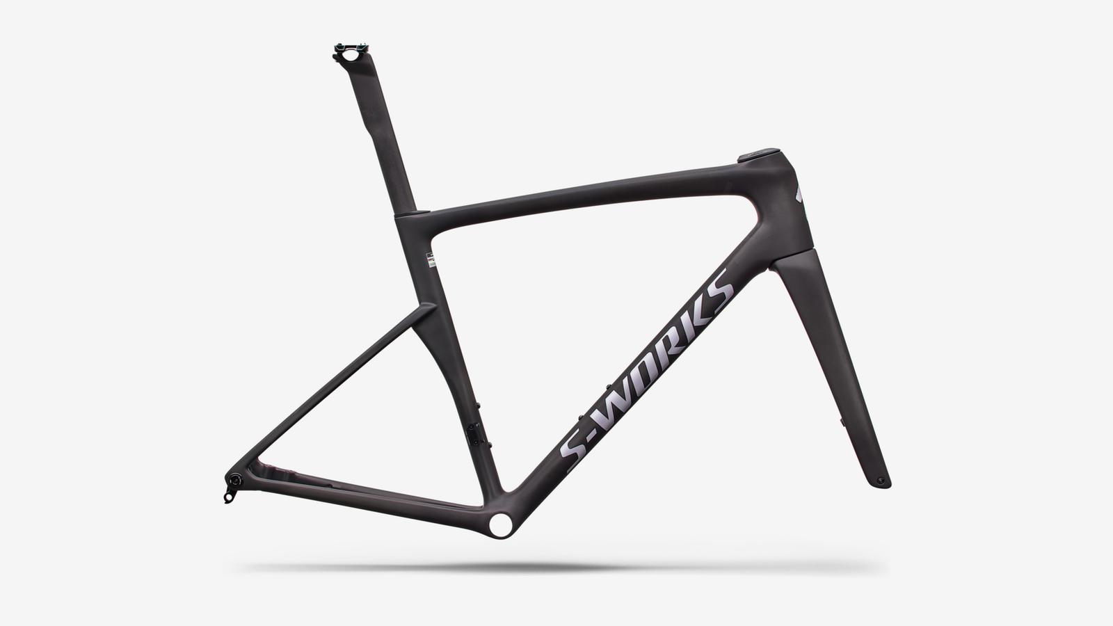 Specialized S-Works Tarmac SL9 Frameset - Rtp Raw Carbon / Gloss Amethyst Frost - Studio Hero