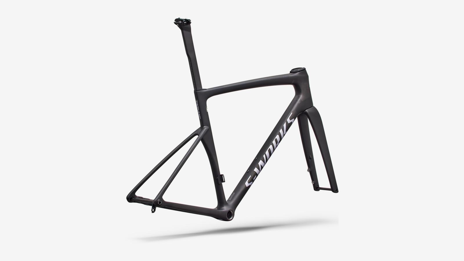 Specialized S-Works Tarmac SL9 Frameset - Rtp Raw Carbon / Gloss Amethyst Frost - Rear 3/4 View