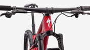 Specialized Epic 9 Comp - Gloss Ruby Metallic / Metallic White Silver - Head Tube Detail