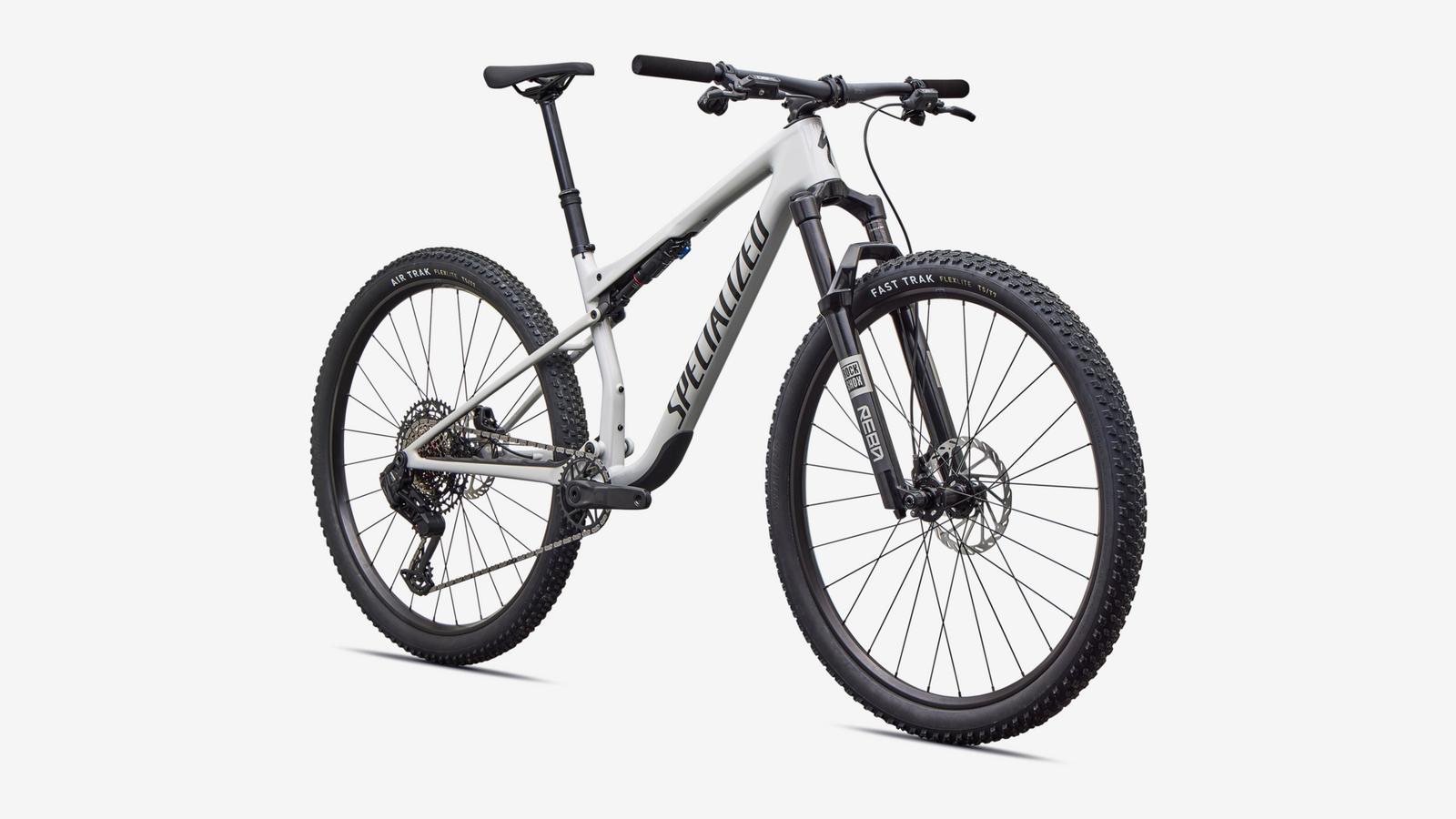 Specialized Epic 9 Sport - Gloss Dolomite Metallic / Metallic Obsidian - Front 3/4 View