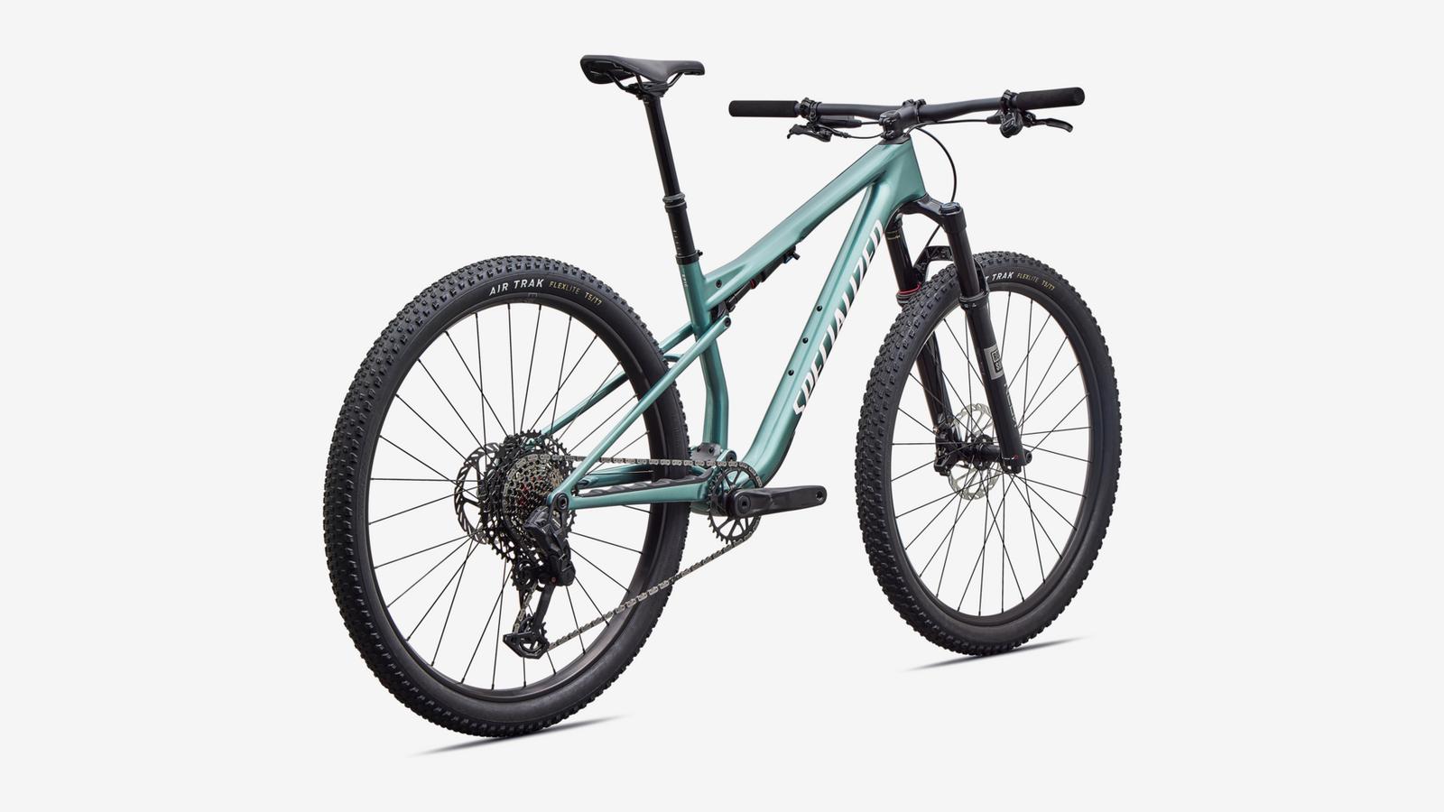 Specialized Epic 9 Sport - Gloss Fjord Metallic / Rose Shimmer - Rear 3/4 View