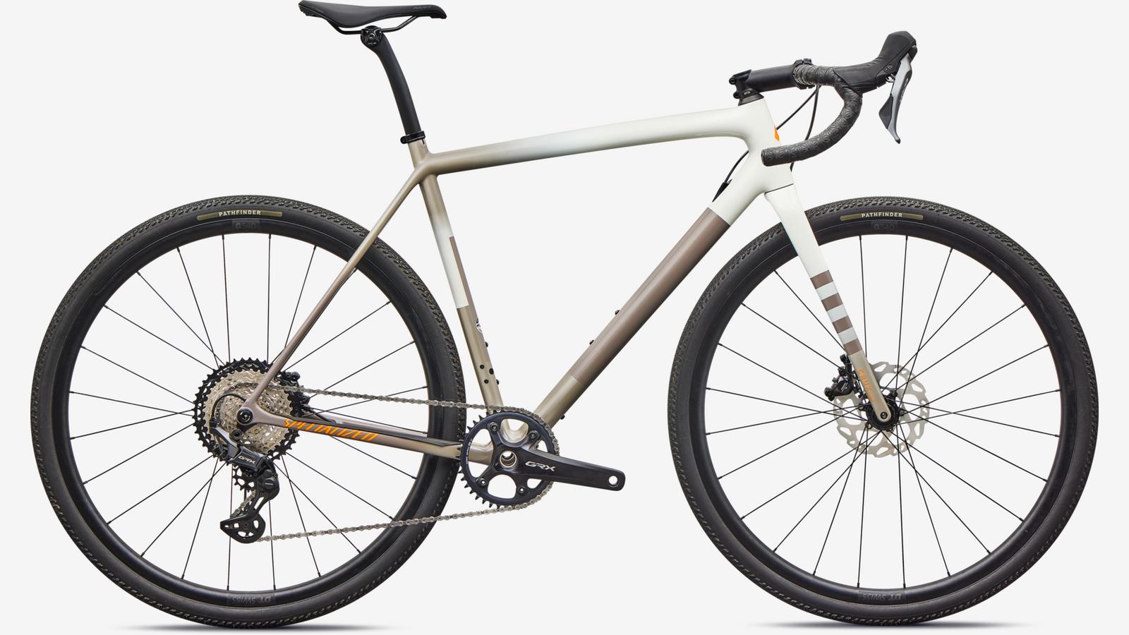 crossbike gravel bike Crux Comp 54 / Dune White/Sandstone Metallic/Desert Metallic/Orange Zest