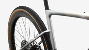 Specialized S-Works Crux 5 - Silver Dust / Amethyst Frost / Nebula Metallic - Seat Tube Junction Detail