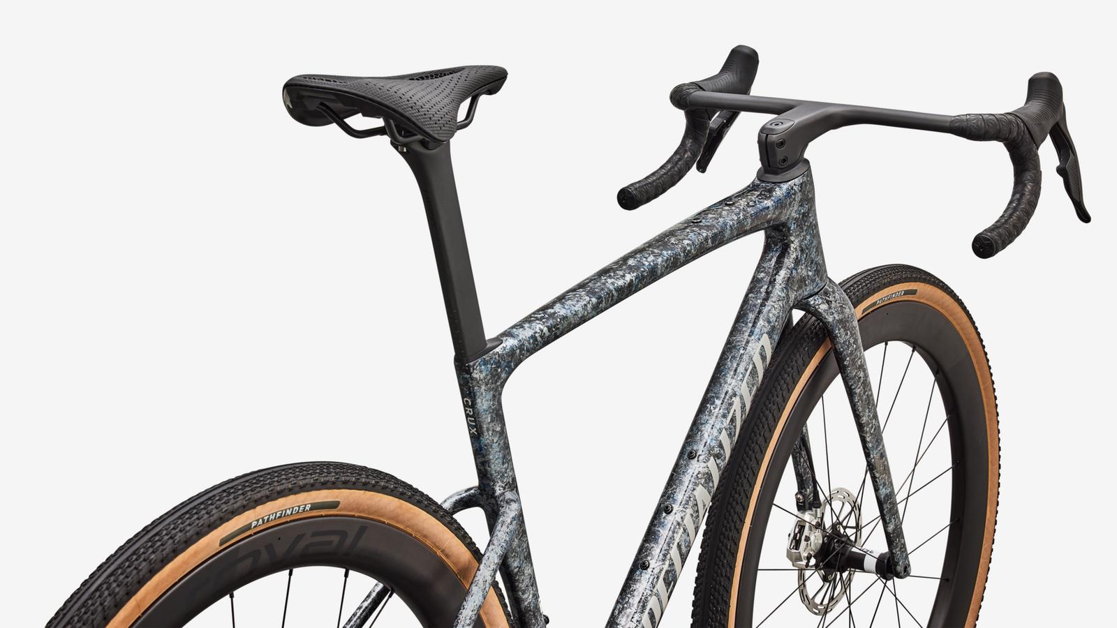 Specialized Crux 5 S-Level - Deep Marine Metallic / Dolomite Metallic - Cockpit View