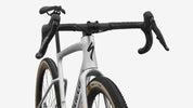 Specialized Crux 5 Expert - Shadow Silver / Obsidian Metallic - Head Tube Detail