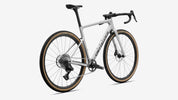 Specialized Crux 5 Expert - Shadow Silver / Obsidian Metallic - Rear 3/4 View