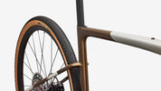 Specialized Crux 5 Expert - Burnt Gold / Dolomite Metallic / Obsidian Metallic - Seat Tube Junction Detail
