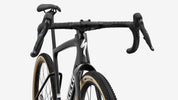 Specialized Crux 5 Comp - Obsidian Metallic / Dune White - Head Tube Detail