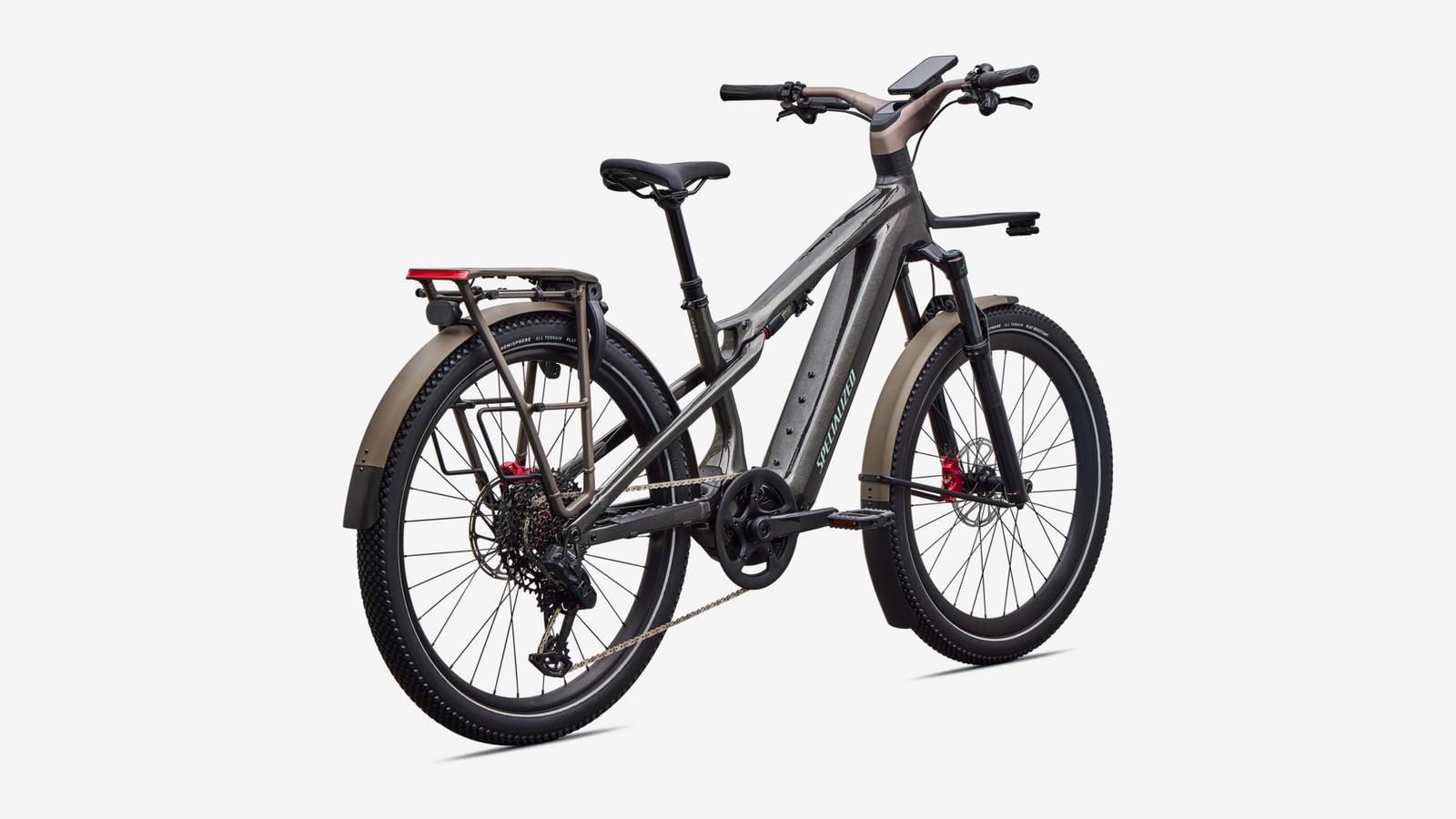 Specialized Turbo Vado 3 X 6.0 - Gloss Warm Smoke / Agave Grey - Rear 3/4 View