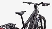 Specialized Turbo Vado 3 X 4.0 - Gloss Obsidian / Satin Silver Dust Frost - Cockpit View