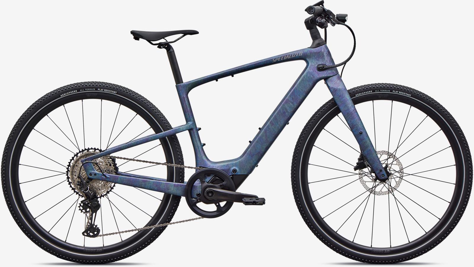 Turbo Vado SL 2 6.0 Carbon Satin Grey Blue / Desert Metallic / L