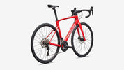 Specialized Roubaix SL8 - Gloss Redwood Metallic / White - Rear 3/4 View