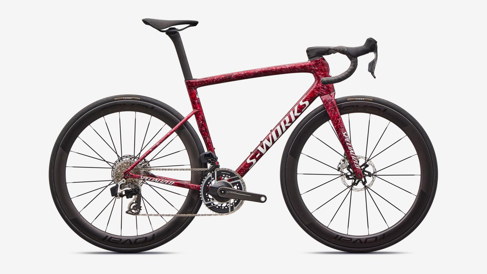Specialized S-Works Tarmac SL8 - Gloss Redsky Shdwsil Wht Impasto - Studio Hero