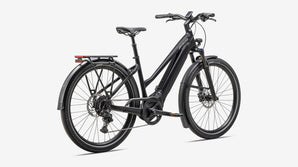 VADO 4.0 STEP THROUGH UL CSTBLK/FLKSIL XL PEACHTREE-BIKES-BIKE-SHOP-NEAR-ME
