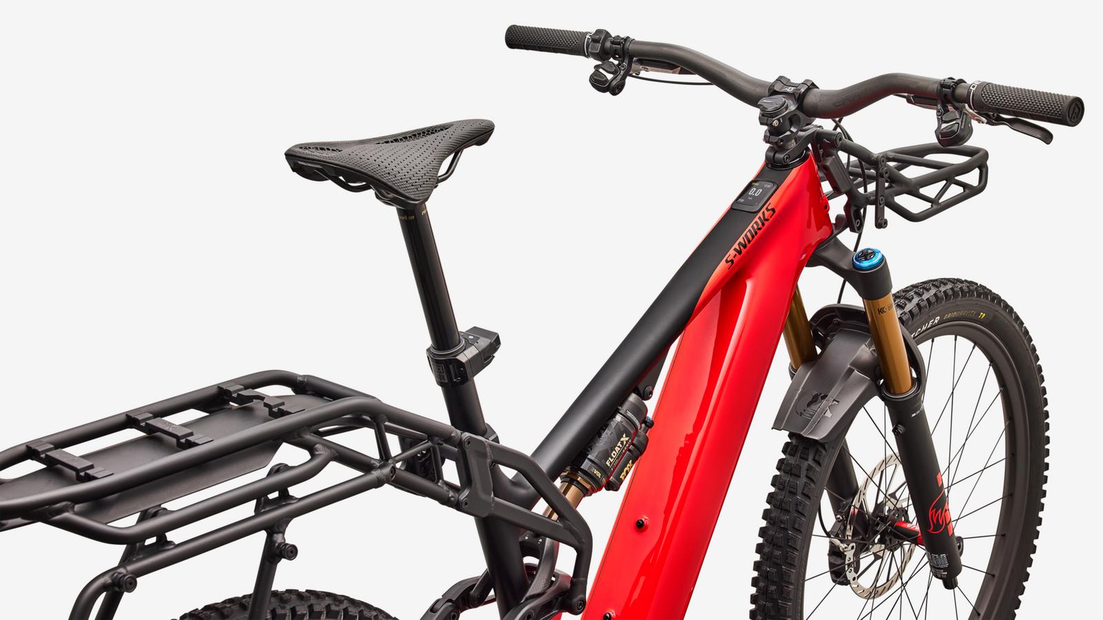 Specialized S-Works Levo 4 X - Fiery Red / Black - Cockpit View