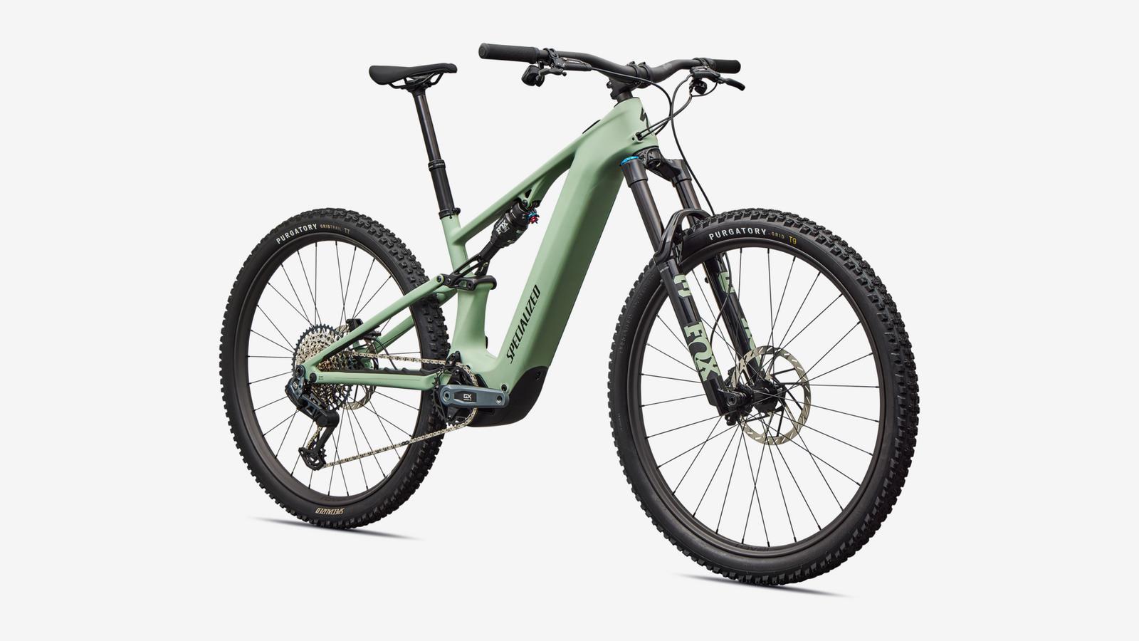 specialized e bike trekking / touring Levo R Expert Satin Pistachio / Dark Moss Green / S4