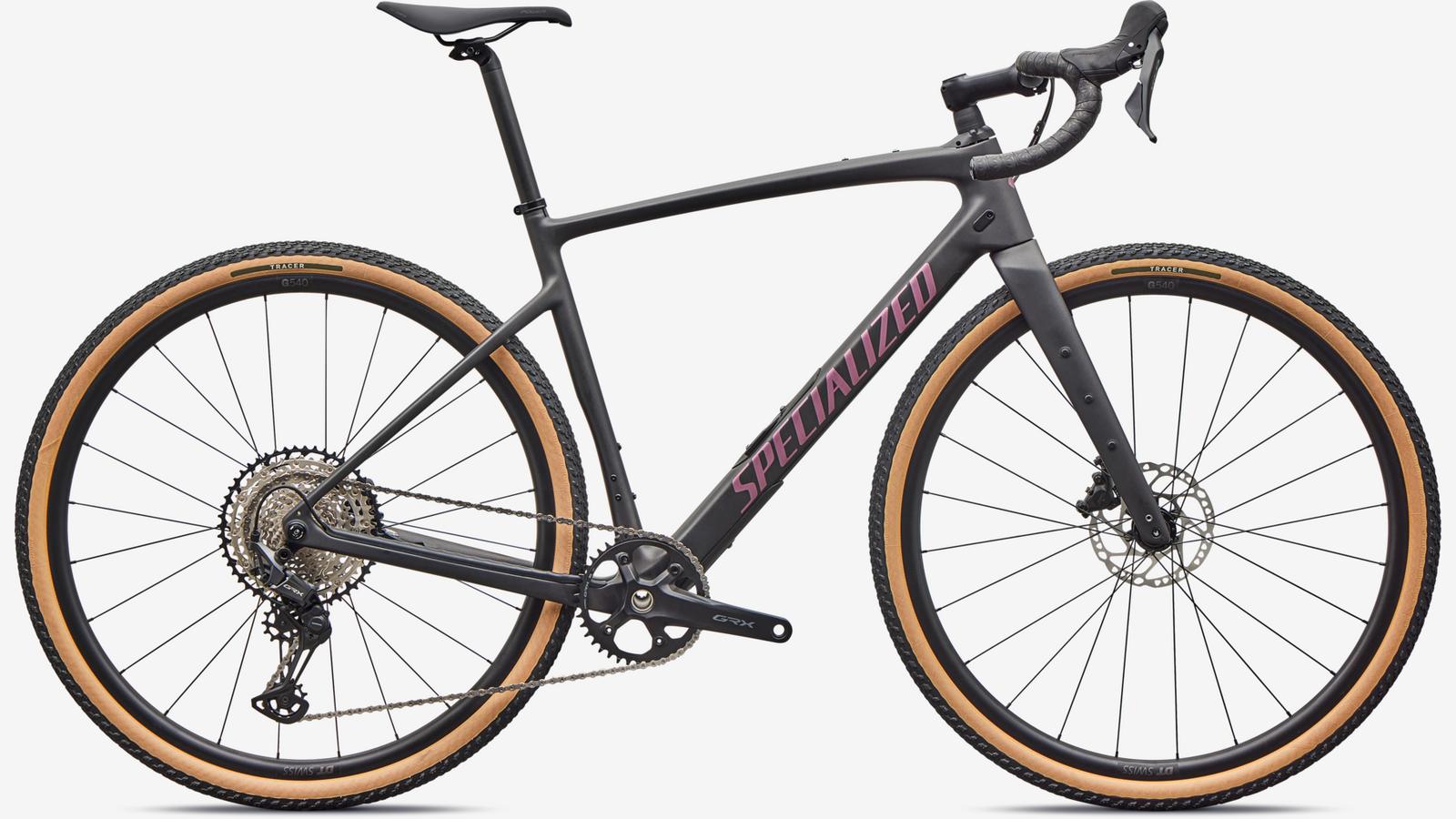 open gravel bike for sale Diverge 4 Sport Carbon, Obsidian Metallic / 54